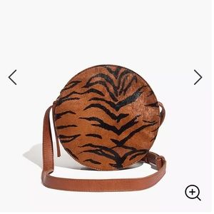 Madewell Simple Circle Calf Hair Crossbody Bag